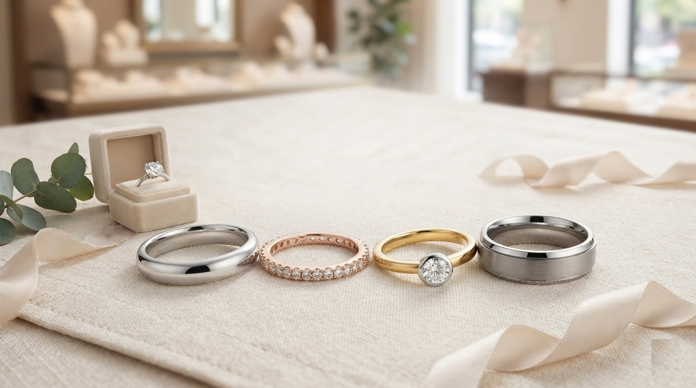 The Most Popular Wedding Band Styles (and How to Match Yours)