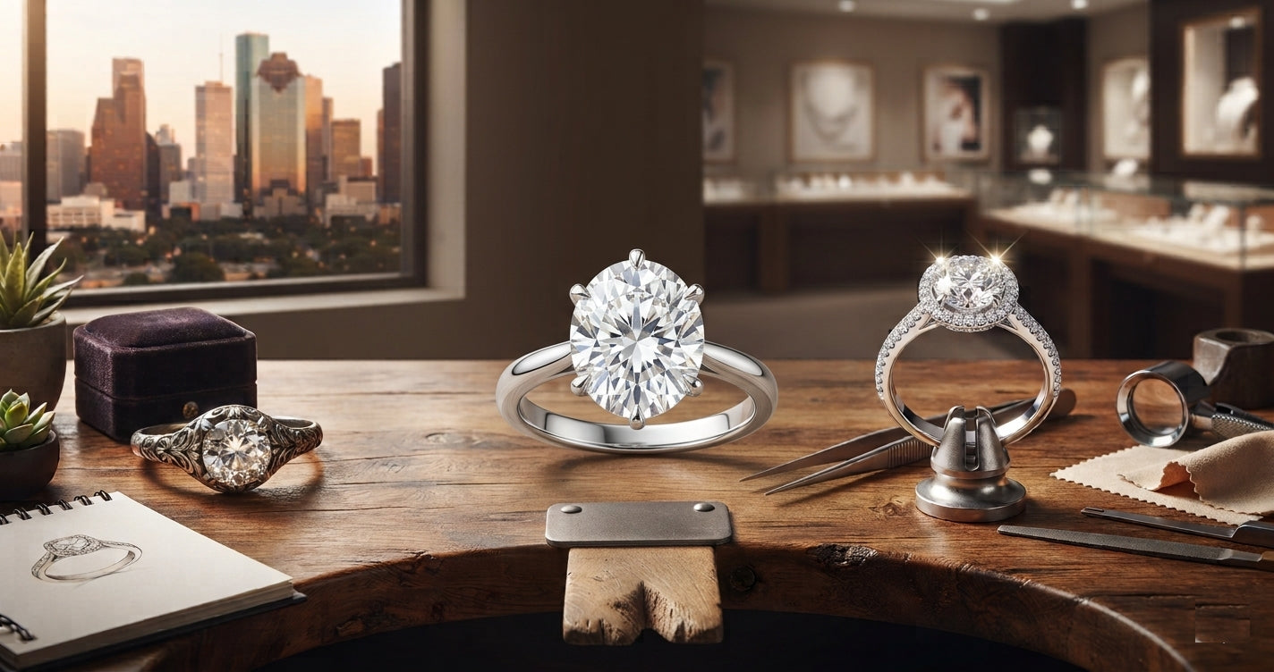 Ring Resetting in Houston: Give an Old Diamond a New Setting