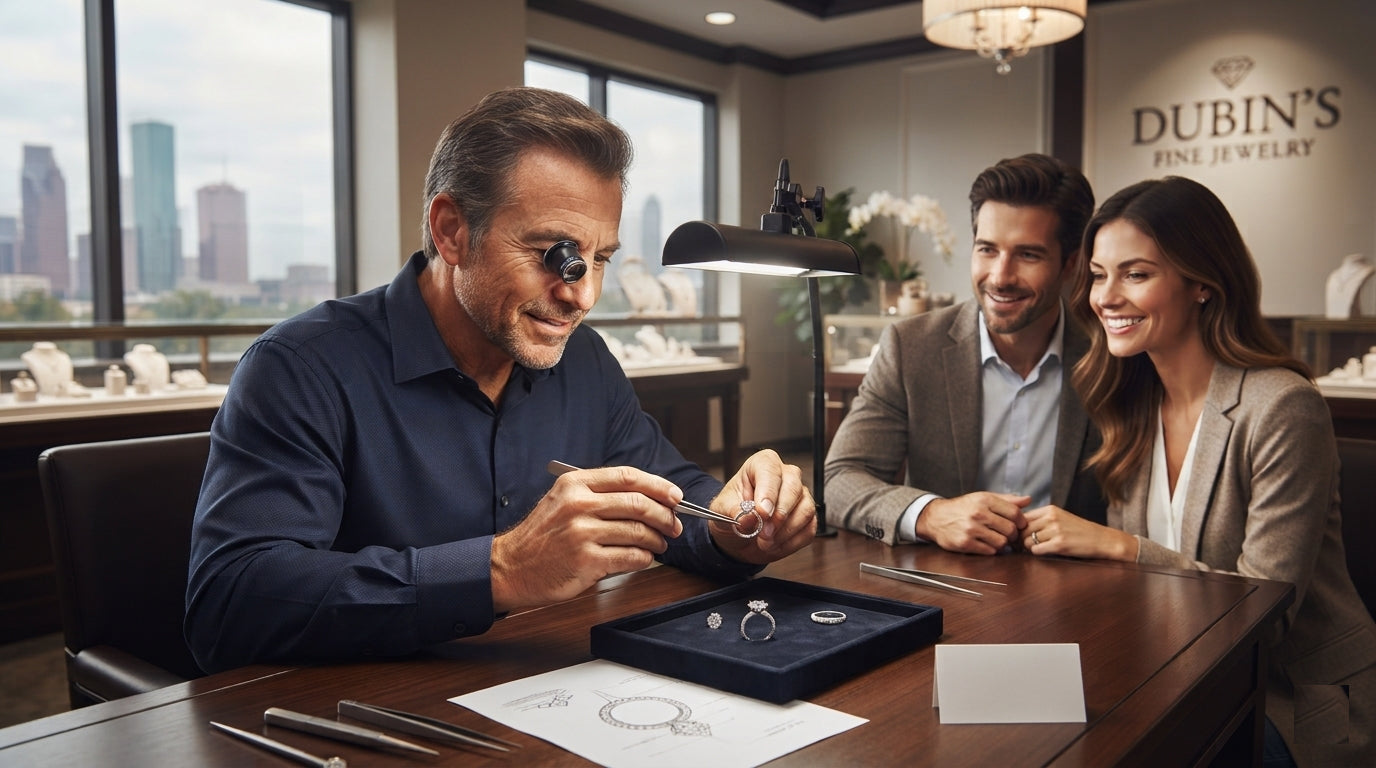 Bring Your Own Diamond: How Custom Engagement Rings Work at a Private Houston Jeweler