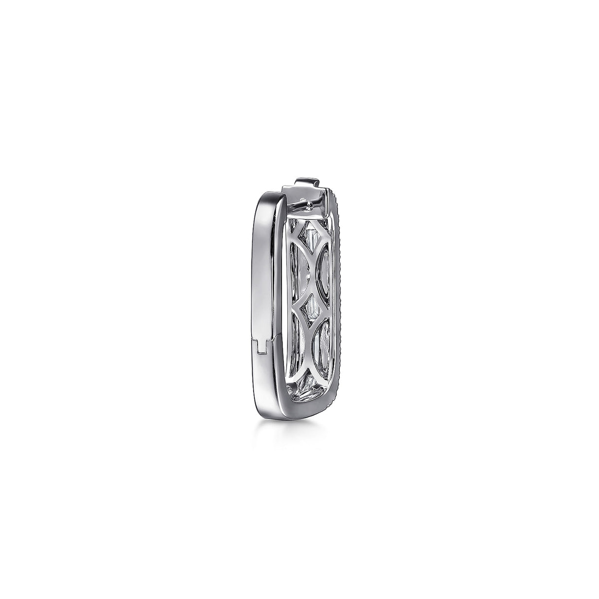 Gabriel &amp; Co. 14 Karat White Gold Diamond Earrings, 0.97tw