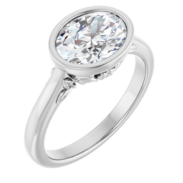 platinum-oval