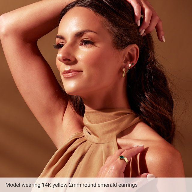 14k-rose-natural-emerald-cabochon--huggie-hoop-earring