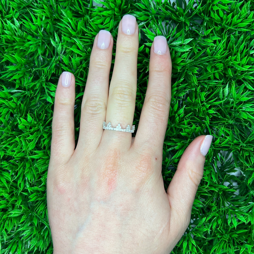 Gabriel &amp; Co. 14 Karat White Gold Diamond Ring, 0.44tw