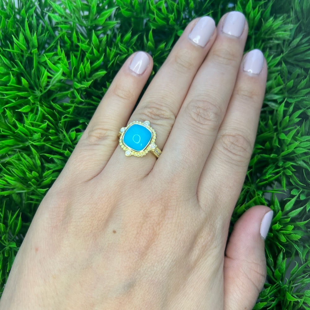 Colored Stone Rings  -  Women'