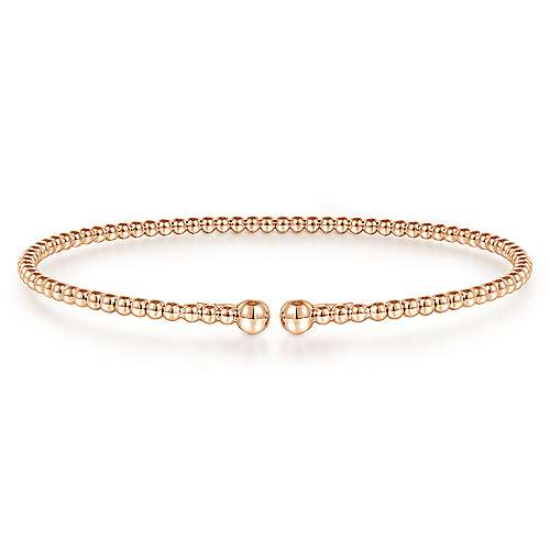 Gabriel &amp; Co. 14 Karat Rosé Gold Bangle Bracelet