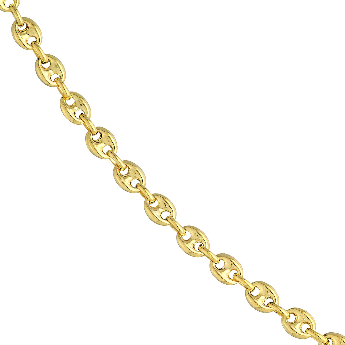 DFJ 14 Karat Yellow Gold Mariner Bracelet