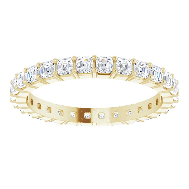 14K Yellow Diamond Eternity Band