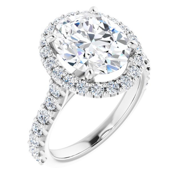 platinum-oval