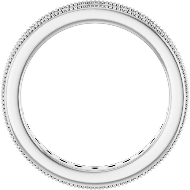 14K White Diamond Eternity Band