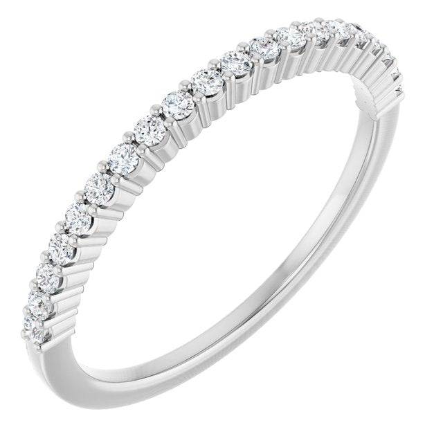 14K Rose Natural Diamond Anniversary Band