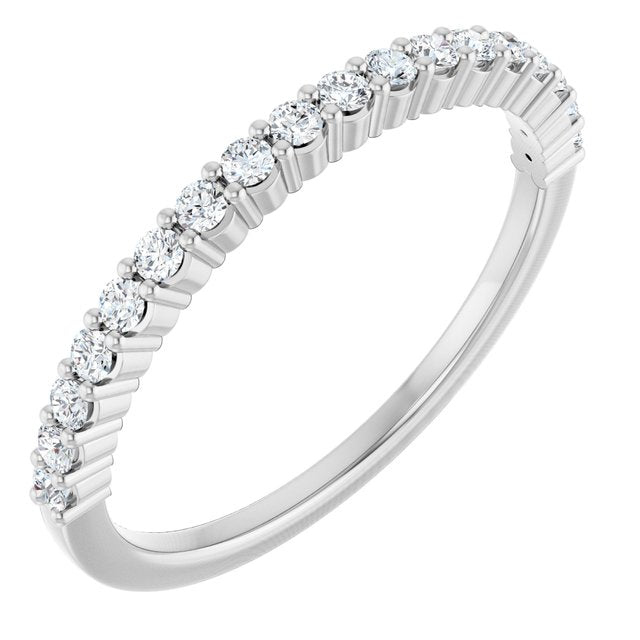 14K Rose Natural Diamond Anniversary Band