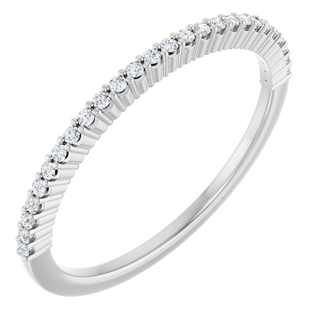 14K Rose Natural Diamond Anniversary Band