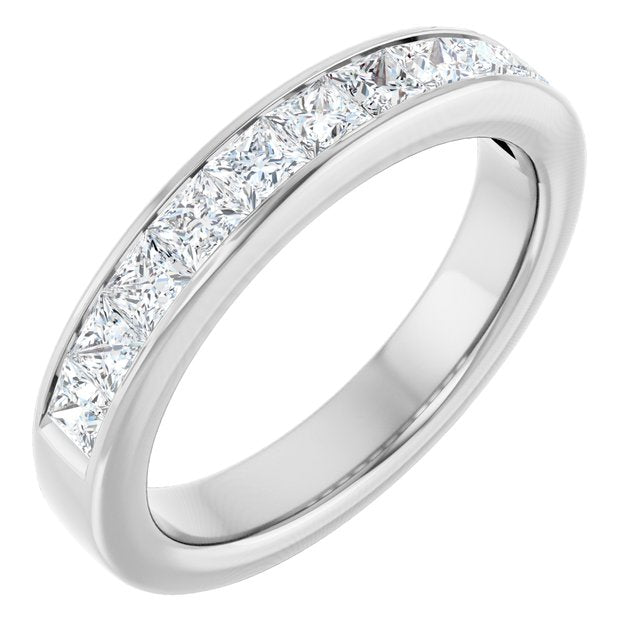 14K Rose Natural Diamond Anniversary Band