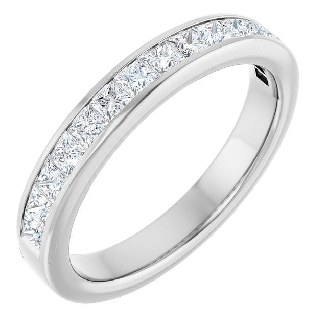 14K Rose Natural Diamond Anniversary Band