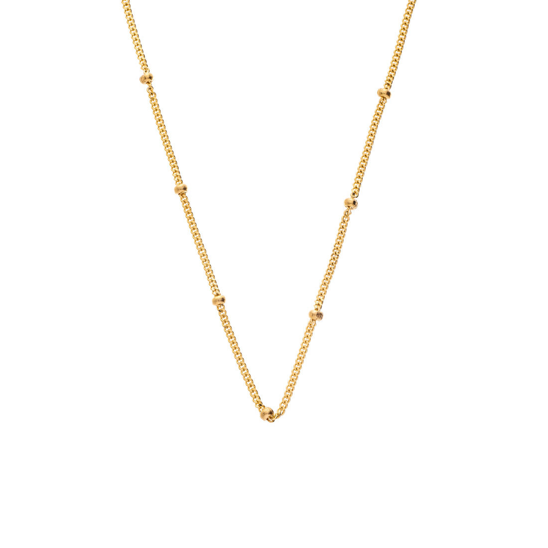 Sethi Couture 14 Karat Yellow Gold Bead Necklace