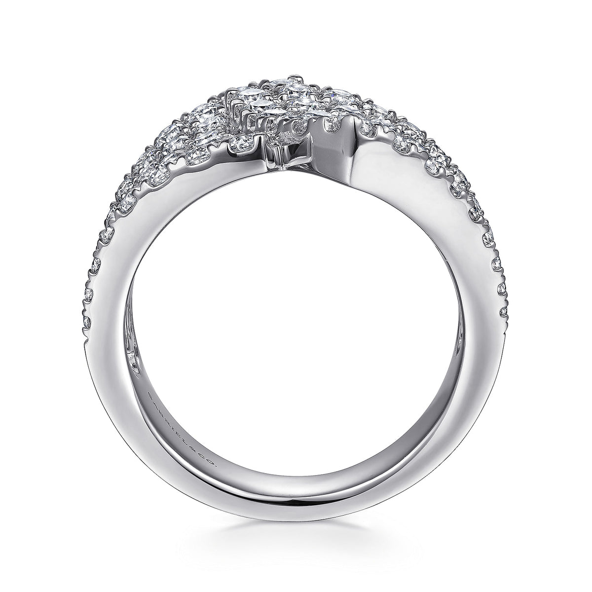 Gabriel &amp; Co. 14 Karat White Gold Diamond Ring, 2.04tw