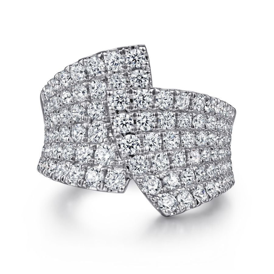 Gabriel & Co. 14 Karat White Gold Diamond Ring, 2.04tw