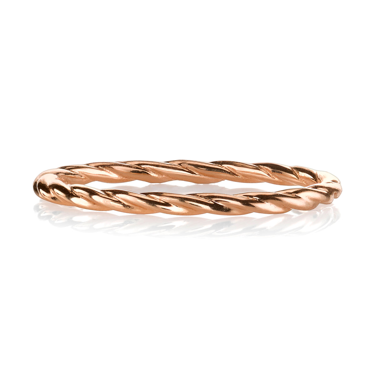 MARS 14 Karat Rosé Gold Twisted Band