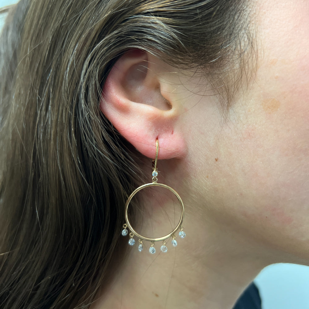 Sethi Couture 18 Karat Rosé Gold Cien Earrings