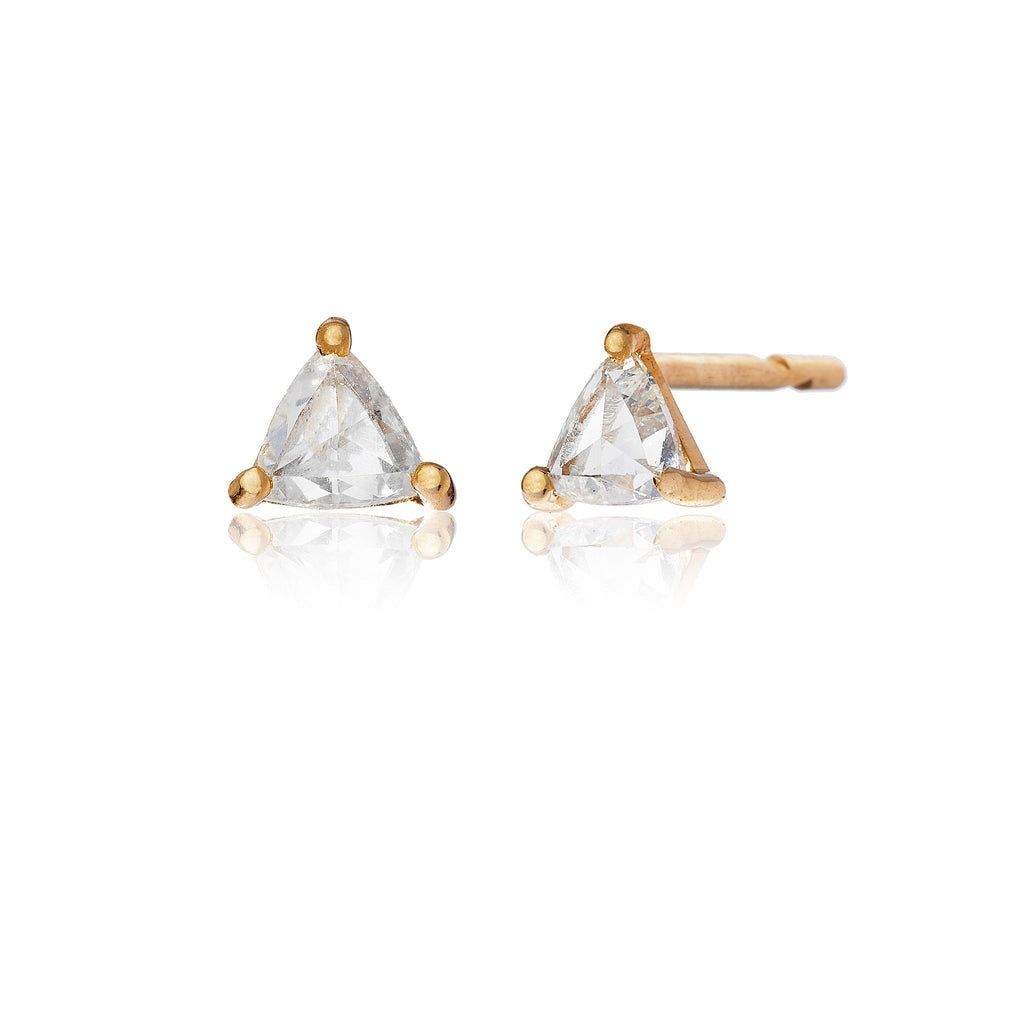 Sethi Couture 18 Karat Yellow Gold Taara Stud Earrings