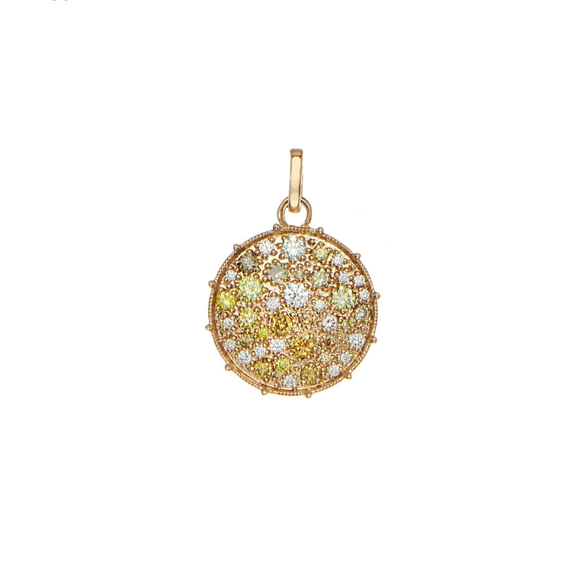Sethi Couture 18 Karat Yellow Gold Confetti Pendant