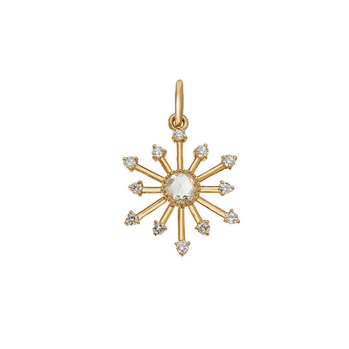 Sethi Couture 18 Karat Yellow Gold Leena Pendant